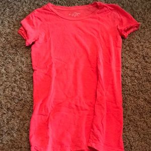 j. crew coral t-shirt
